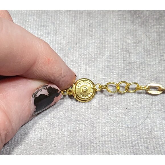 Neon Rainbow Glam Gem Fringe Statement Necklace - Picture 5 of 7